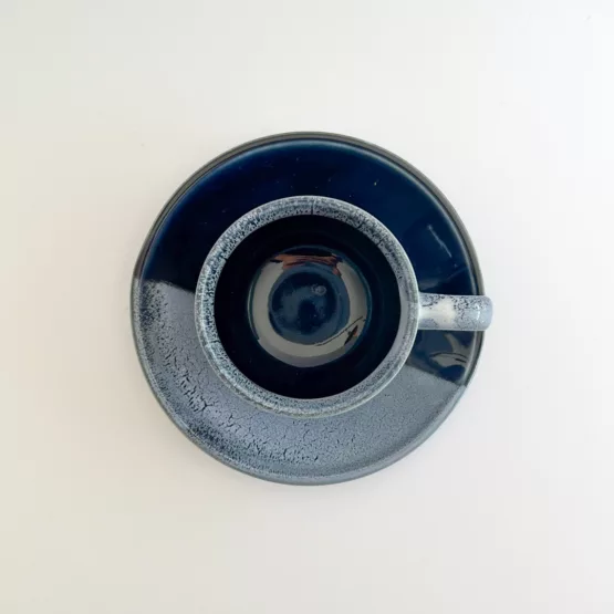 Tasse à café et soucoupe pour évier Tenmoku – Image 3